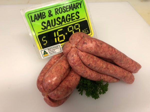 Lamb and Rosemary Sausages