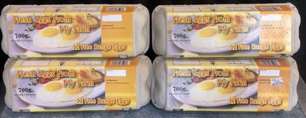 1 Dozen 700g Free Range Eggs